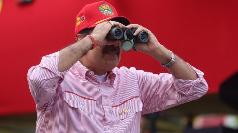 Nicolás Maduro en un evento público el 1 de diciembre de 2025. (EFE)