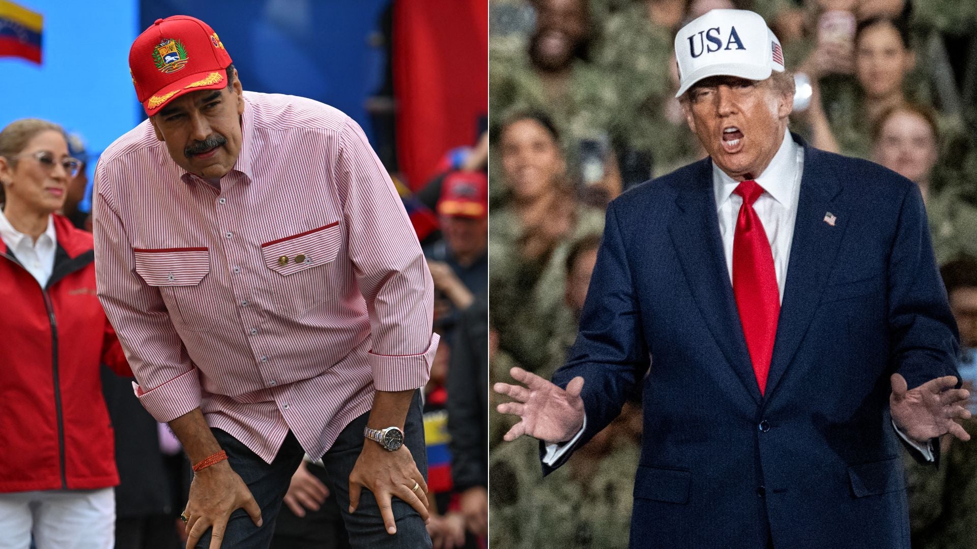 Nicolás Maduro/ Donald Trump - Fotos AFP