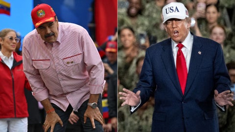Nicolás Maduro/ Donald Trump - Fotos AFP