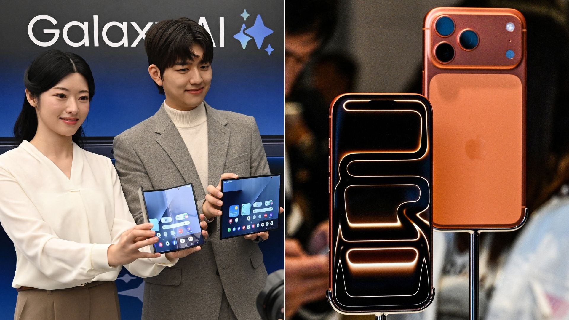 Presentación del Galaxy Z TriFold de Samsung/ iPhone 17 Pro Max