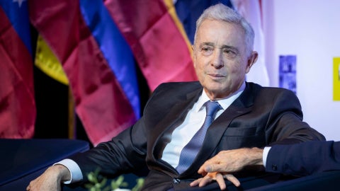 Álvaro Uribe y su voluntad de que el Centro Democrático haga parte de una coalición - Foto: EFE