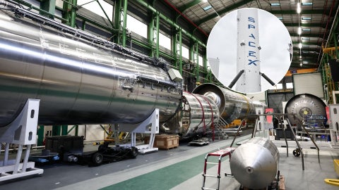 Cohete MaiaSpace/ SpaceX - Fotos AFP