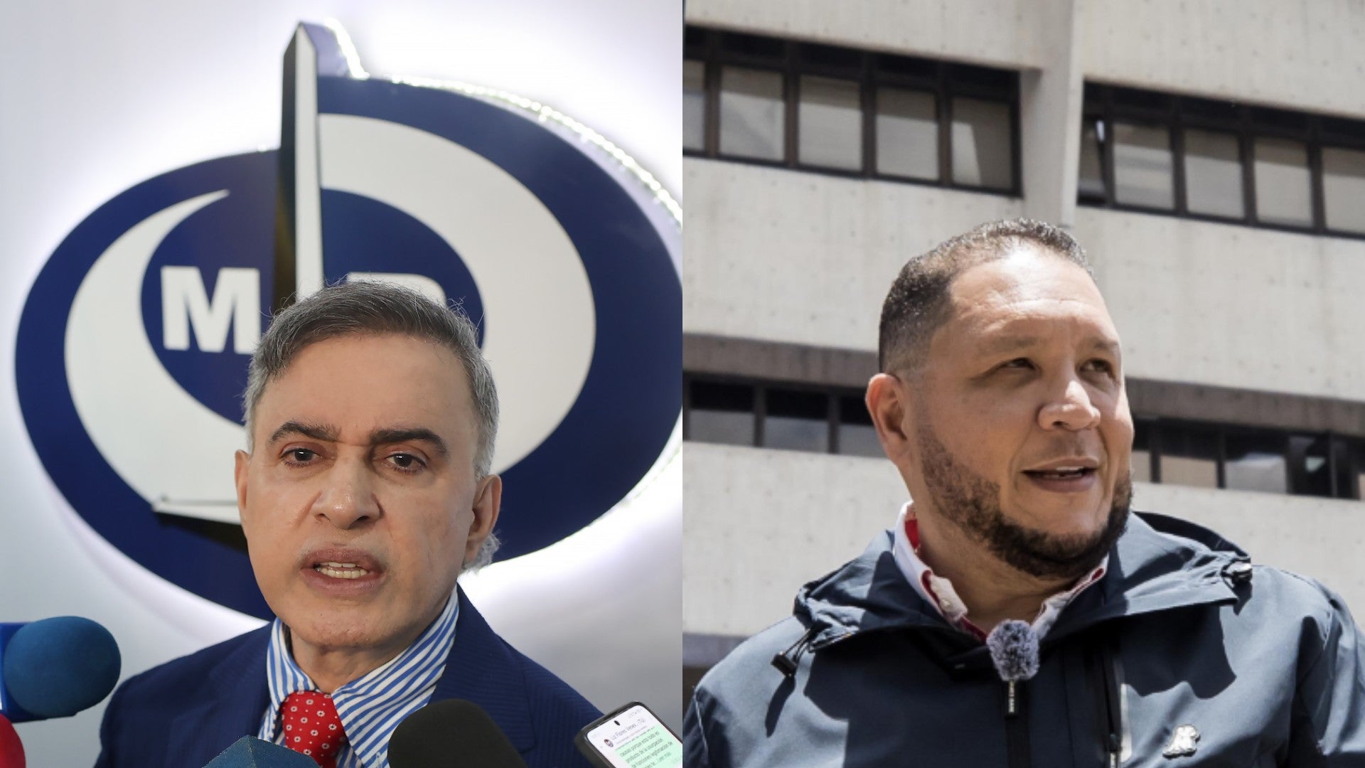 Tarek William Saab y José Brito, colaboradores del régimen venezolano - Fotos: EFE