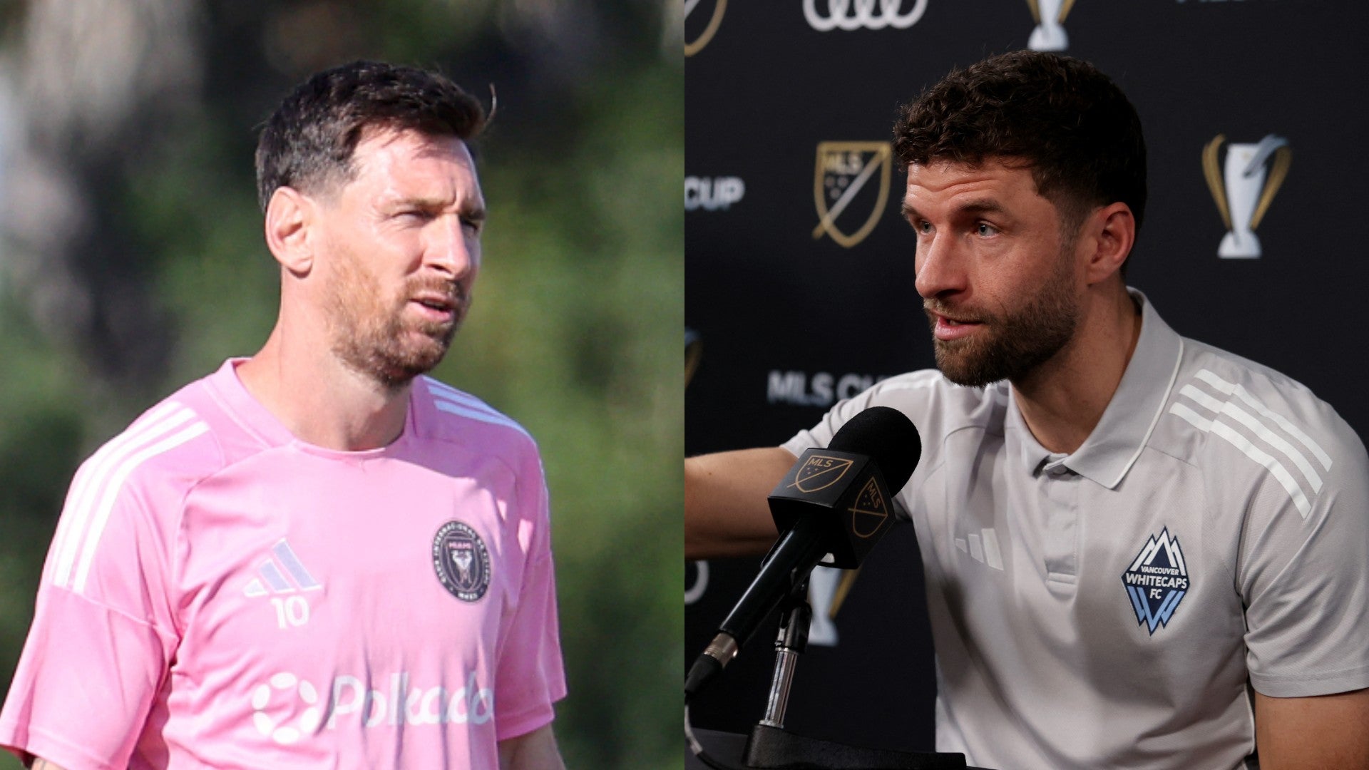 Futbolistas Lionel Messi y Thomas Müller - Fotos: AFP