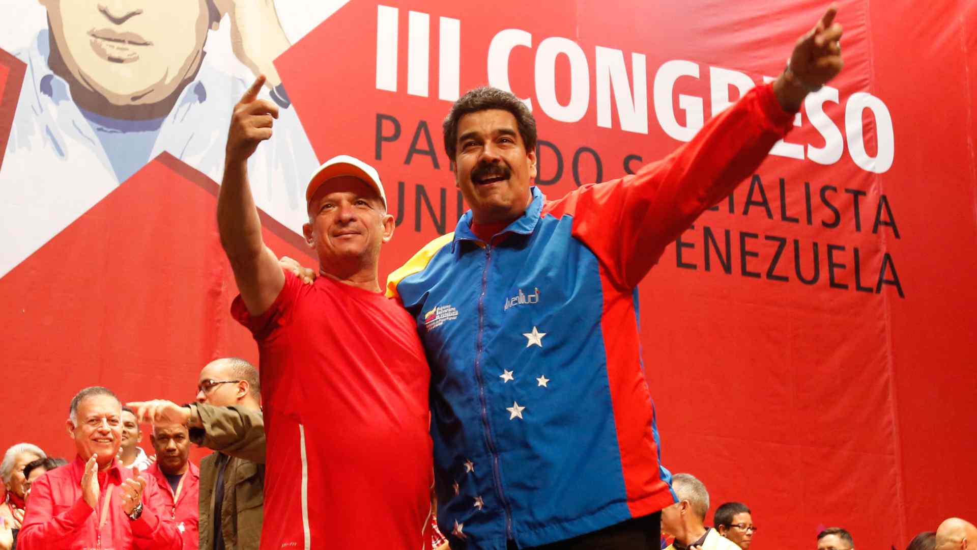 Nicolás Maduro y Hugo Carvajal - AFP