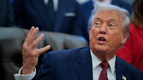 Donald Trump, presidente de EE. UU. (AFP)