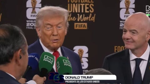 Presidente de Estados Unidos, Donald Trump, hizo su entrada al sorteo de los grupos del torneo de la Copa Mundial de la FIFA 2026