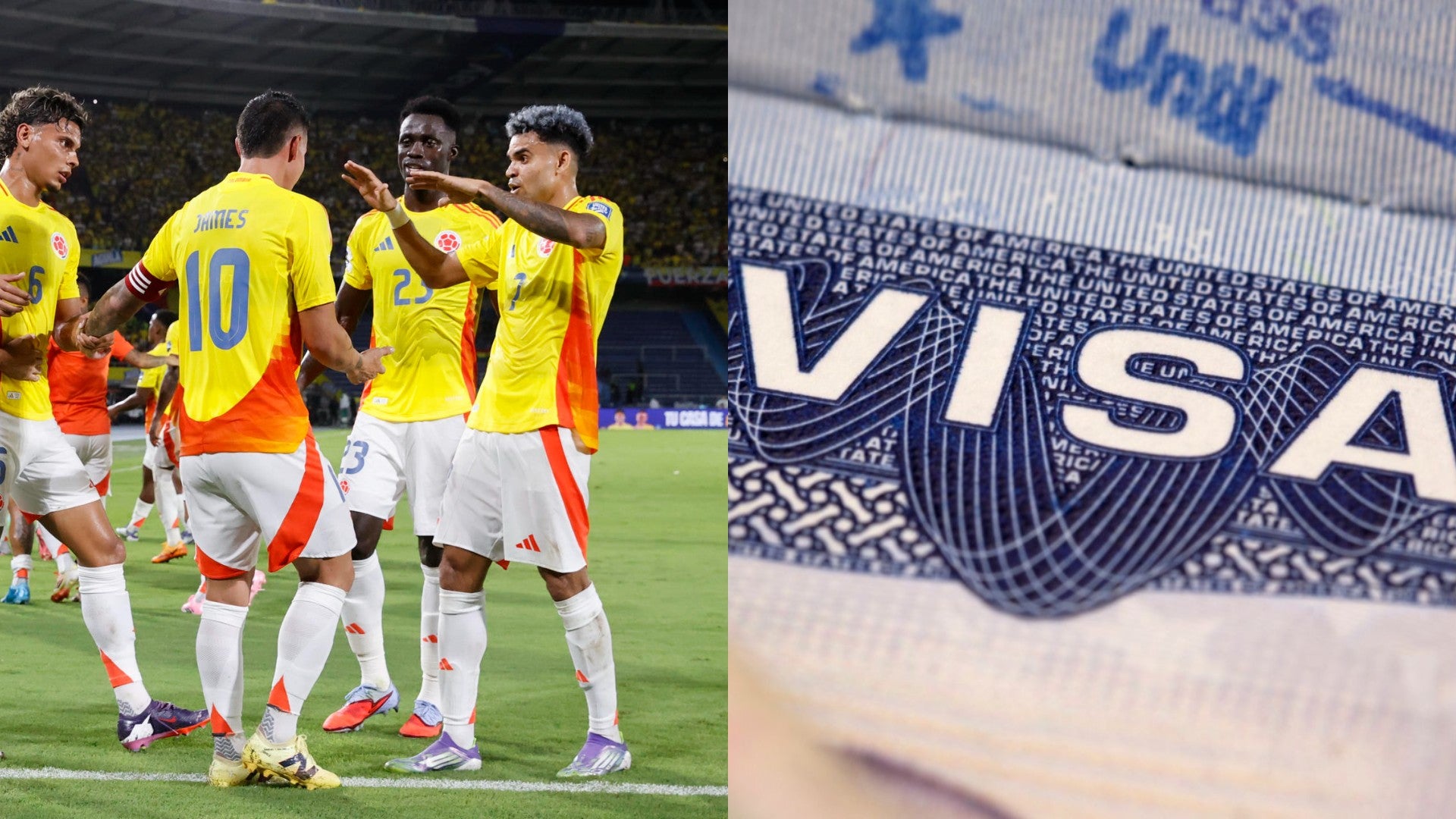 Selección Colombia en Elimiantorias Sudamericanas - Foto: EFE /Visa a EE. UU. - Foto: Canva