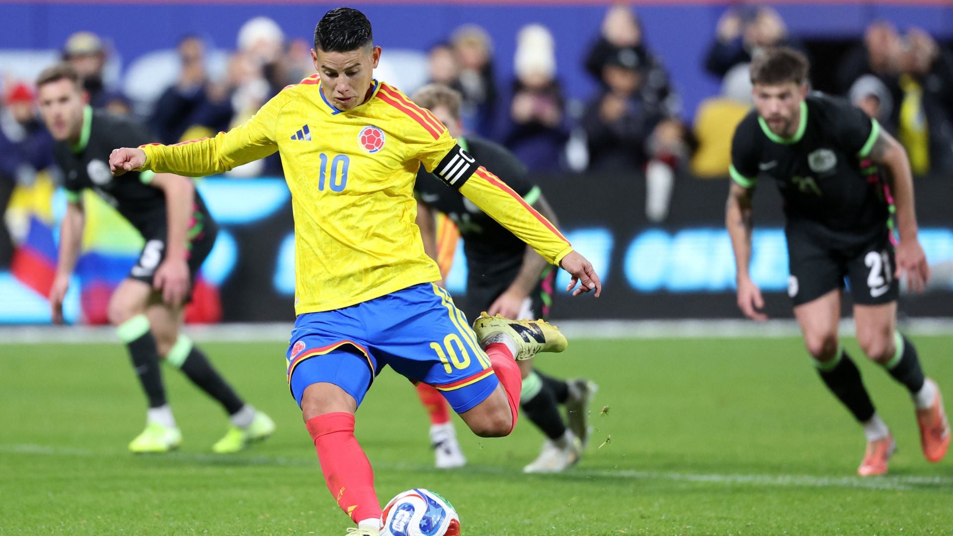 James Rodríguez, jugador de la selección Colombia - Foto: AFP