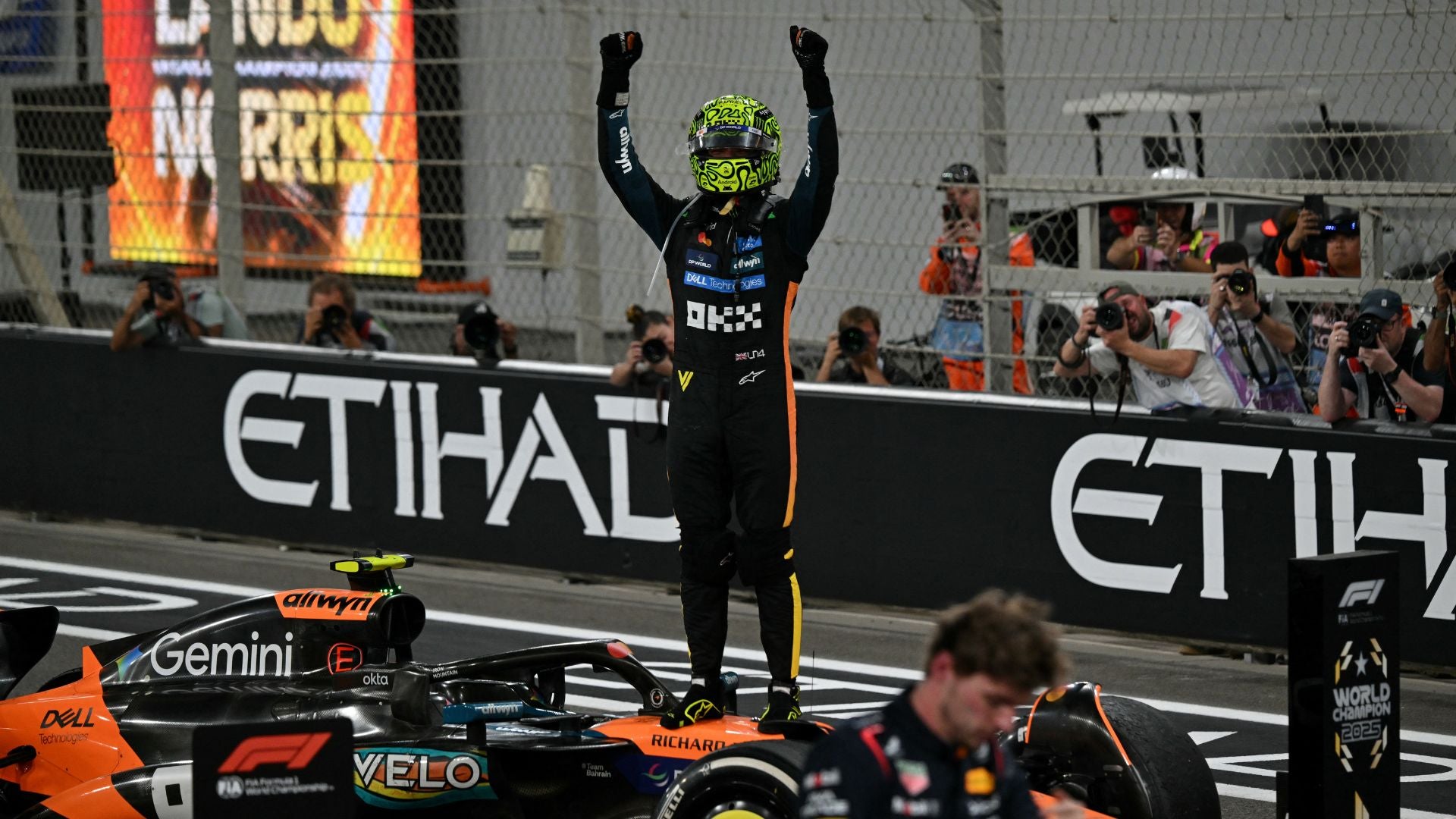 Lando Norris, campeón de la F1 2025 (AFP)
