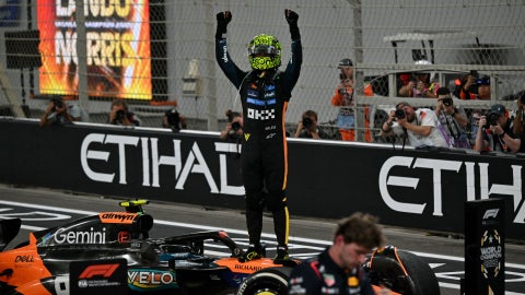 Lando Norris, campeón de la F1 2025 (AFP)