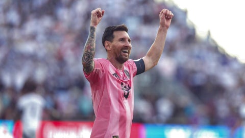 Lionel Messi se proclamó con el Inter Miami de la MLS 2025 - Foto: EFE