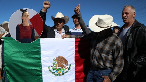 Camioneros se solidarizan con agricultores mexicanos - Fotos: AFP