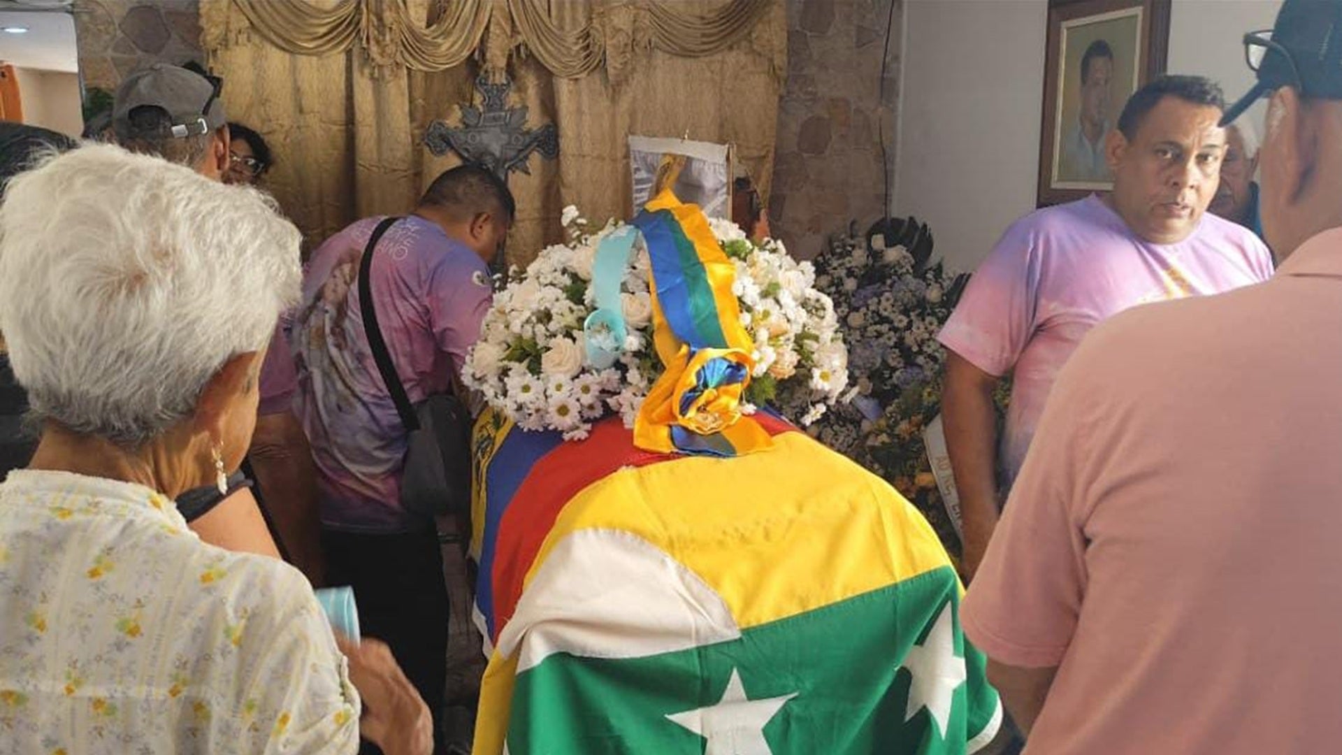 Sepelio Alfredo Díaz - Foto NTN24