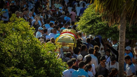 Sepelio Alfredo Díaz - AFP