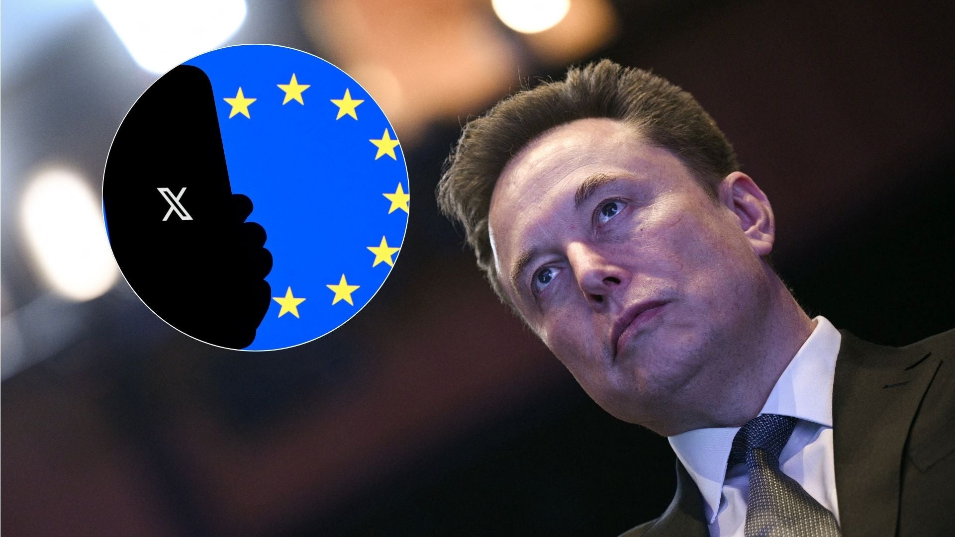 Elon Musk/ X en la UE - Fotos AFP