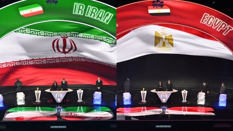 Irán y Egipto | Foto: AFP