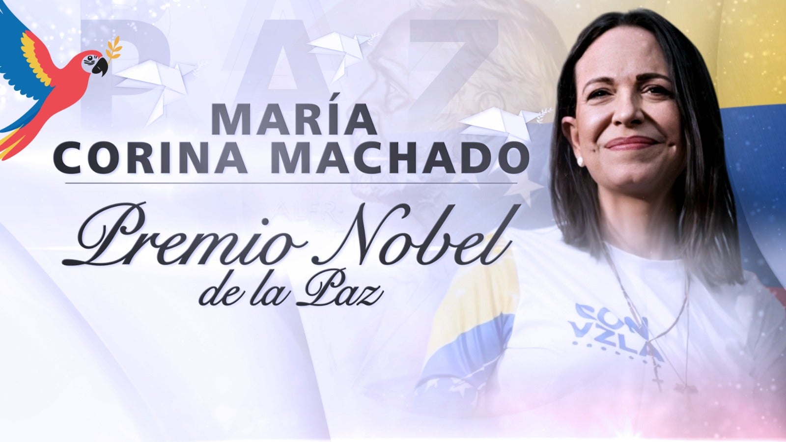 Entrega del Nobel de Paz a María Corina Machado