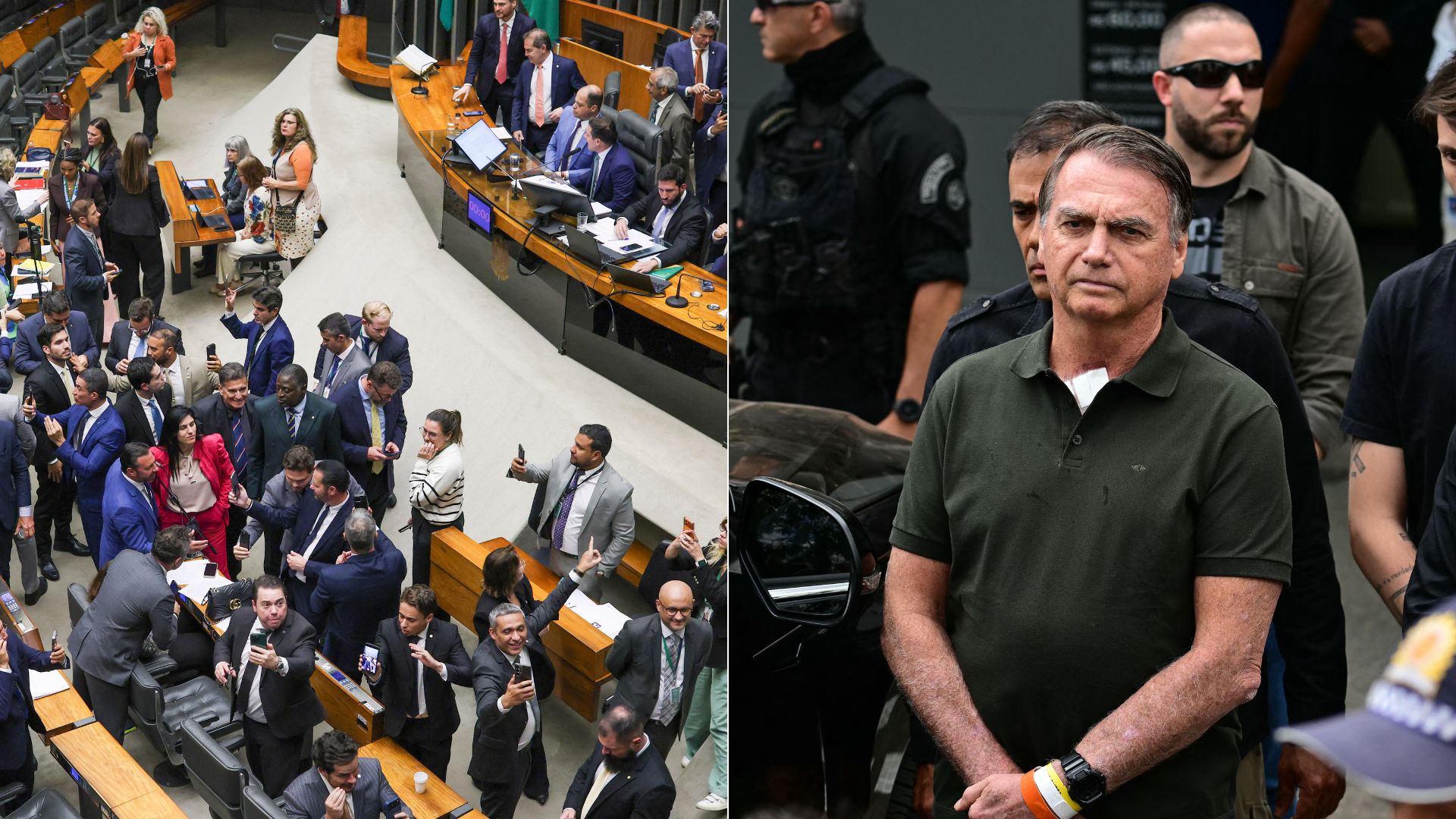 Cámara baja Brasil/ Jair Bolsonaro - Fotos AFP