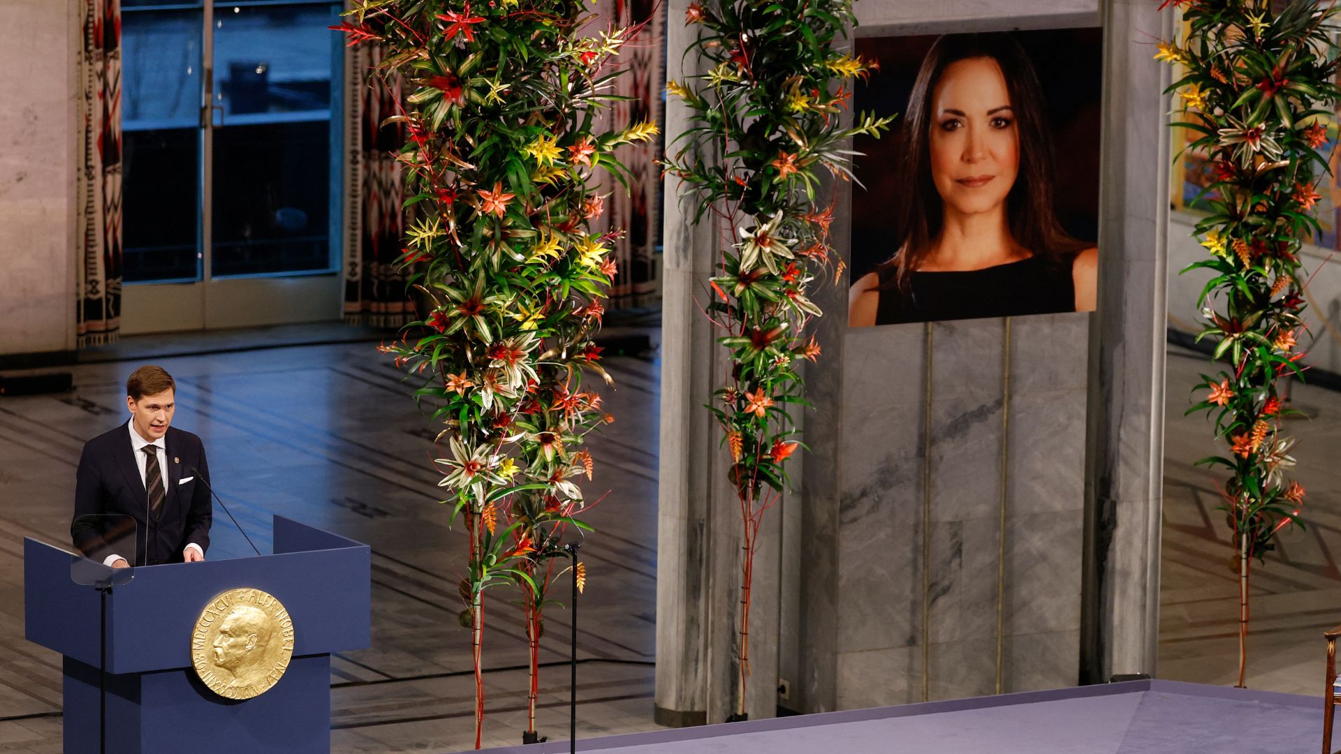 Jørgen Watne Frydnes, presidente del Comité del Nobel (AFP)