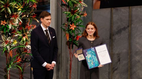 Ana Corina Sosa, hija de María Corina Machado - AFP