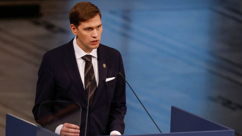 Jorgen Watne Frydnes, presidente del Comité Noruego del Nobel - Foto AFP