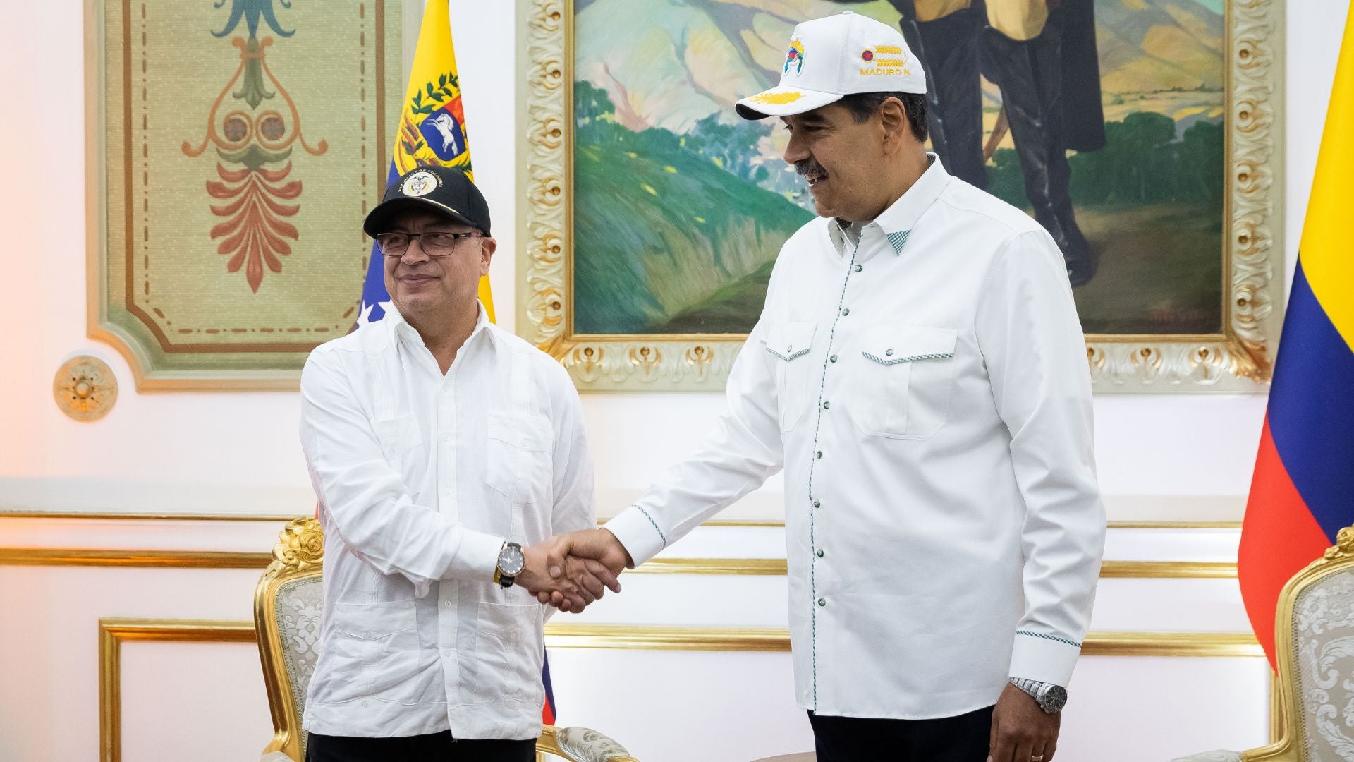 Gustavo Petro y Nicolás Maduro (EFE)