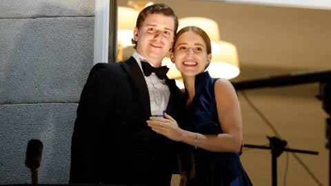 Hijos de María Corina Machado: Ana Corina Sosa y Ricardo Sosa | Foto: AFP