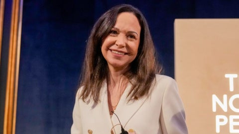María Corina Machado, ganadora del premio Nobel de Paz / FOTO: EFE