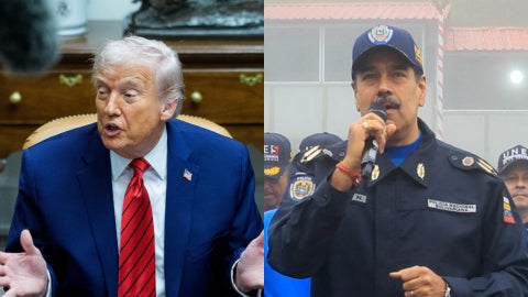 Donald Trump, presidente de EE.UU. / Nicolás Maduro, jefe del régimen venezolano - Fotos: EFE
