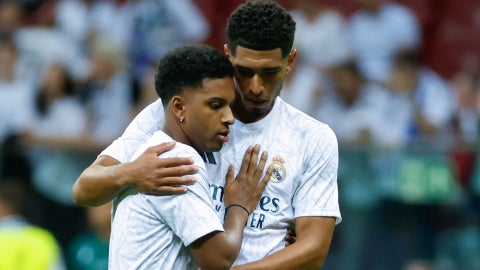 Rodrygo y Bellingham, jugadores del Real Madrid - Foto de referencia: EFE