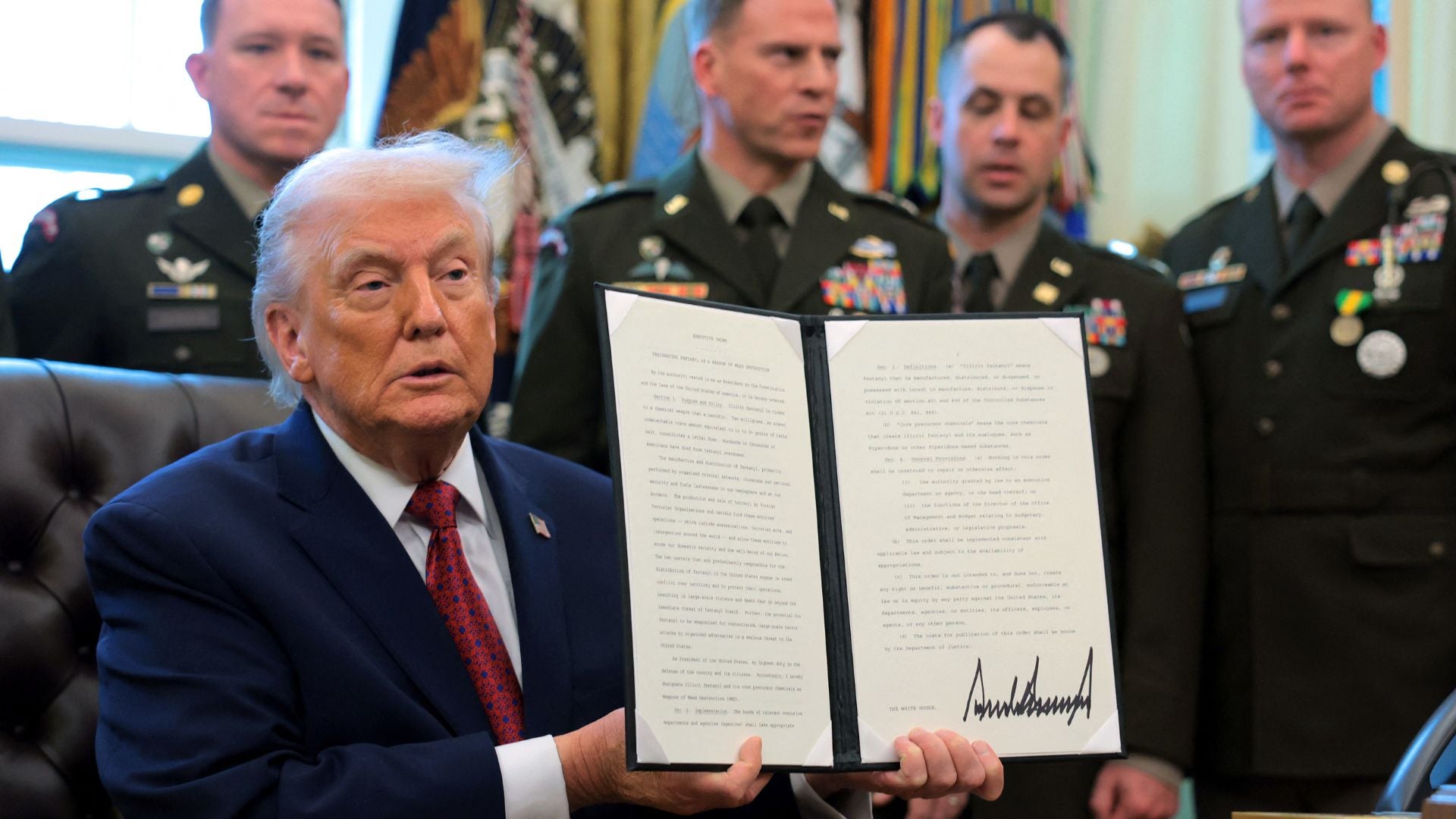 Donald Trump, presidente de EE. UU. (AFP)