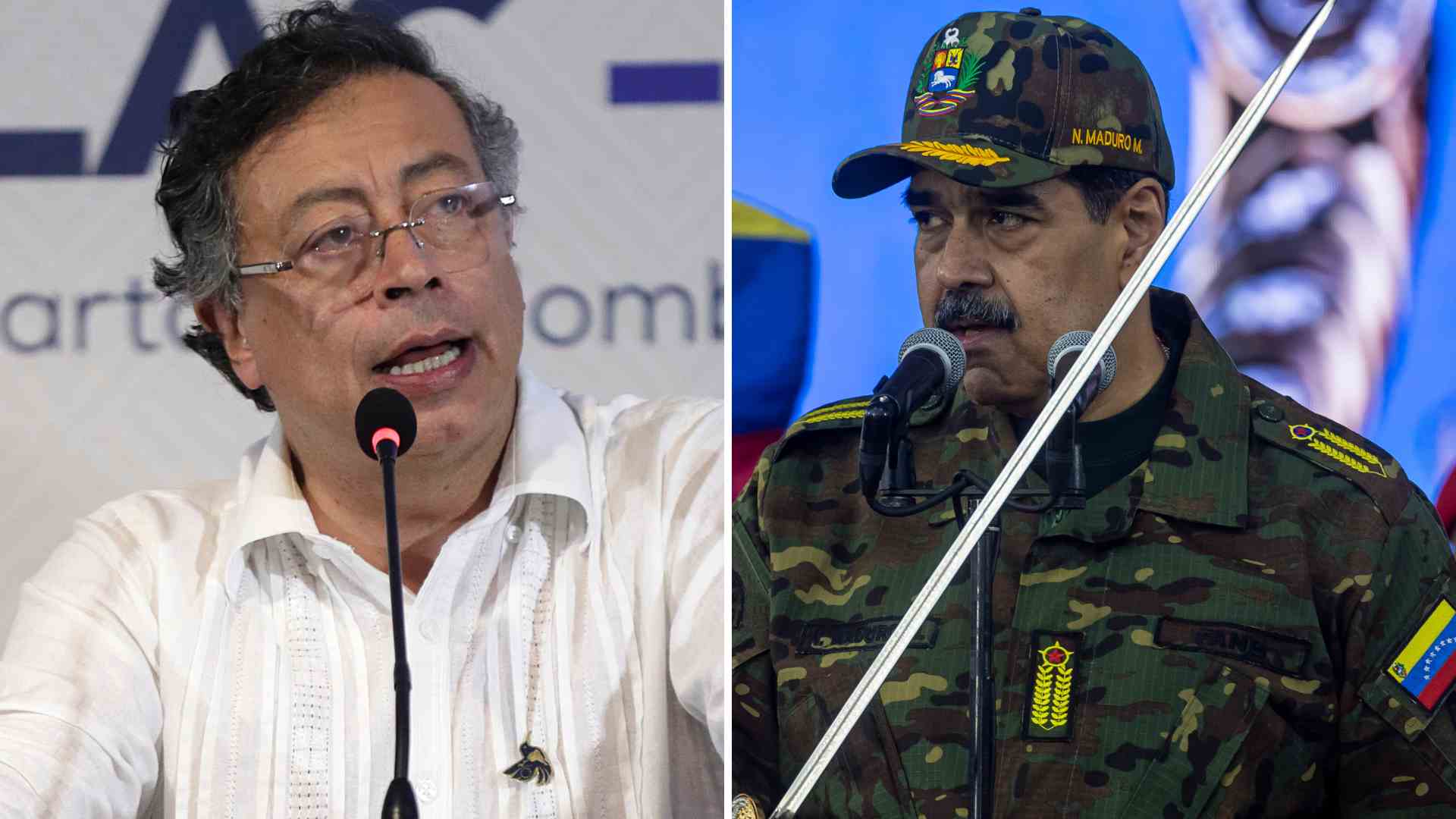 Gustavo Petro y Nicolás Maduro - EFE