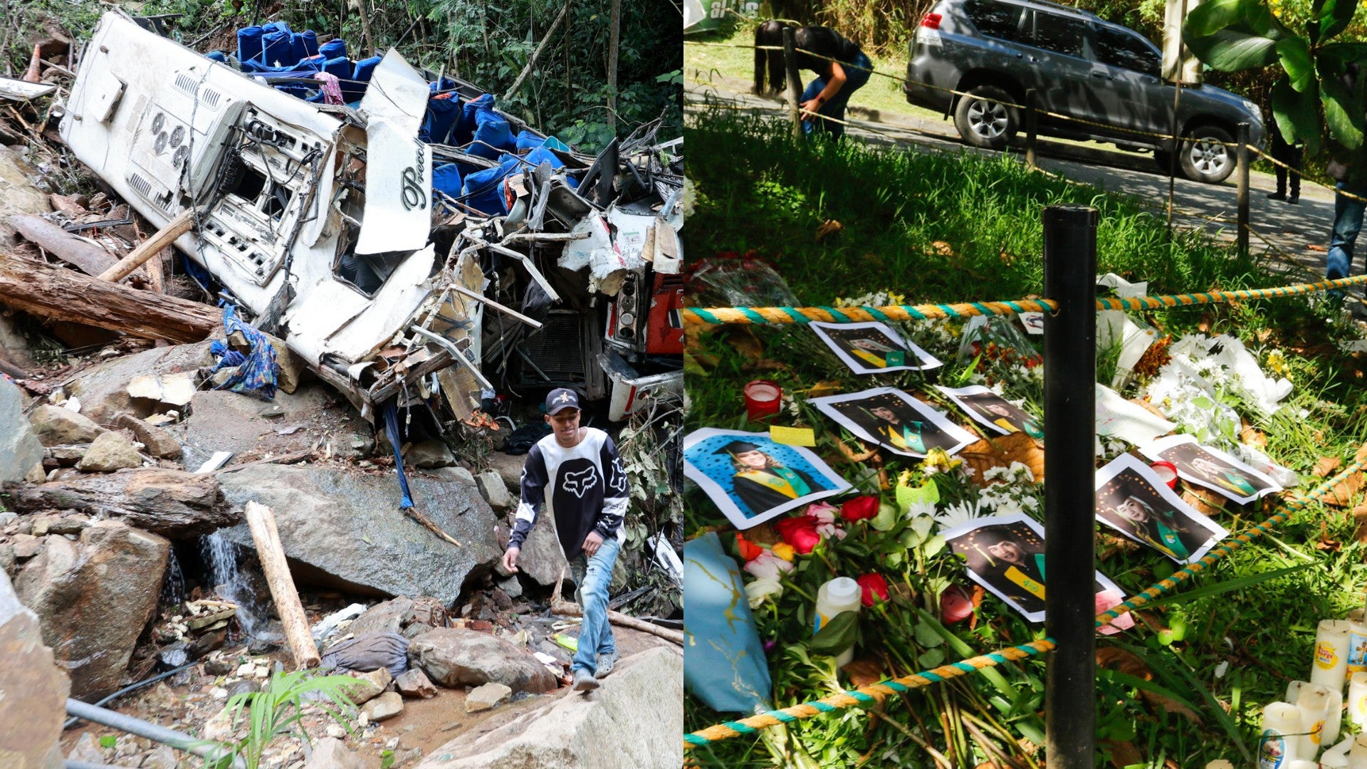 Autobus en Antioquia se va a un abismo y deja 17 muertos / FOTO: EFE