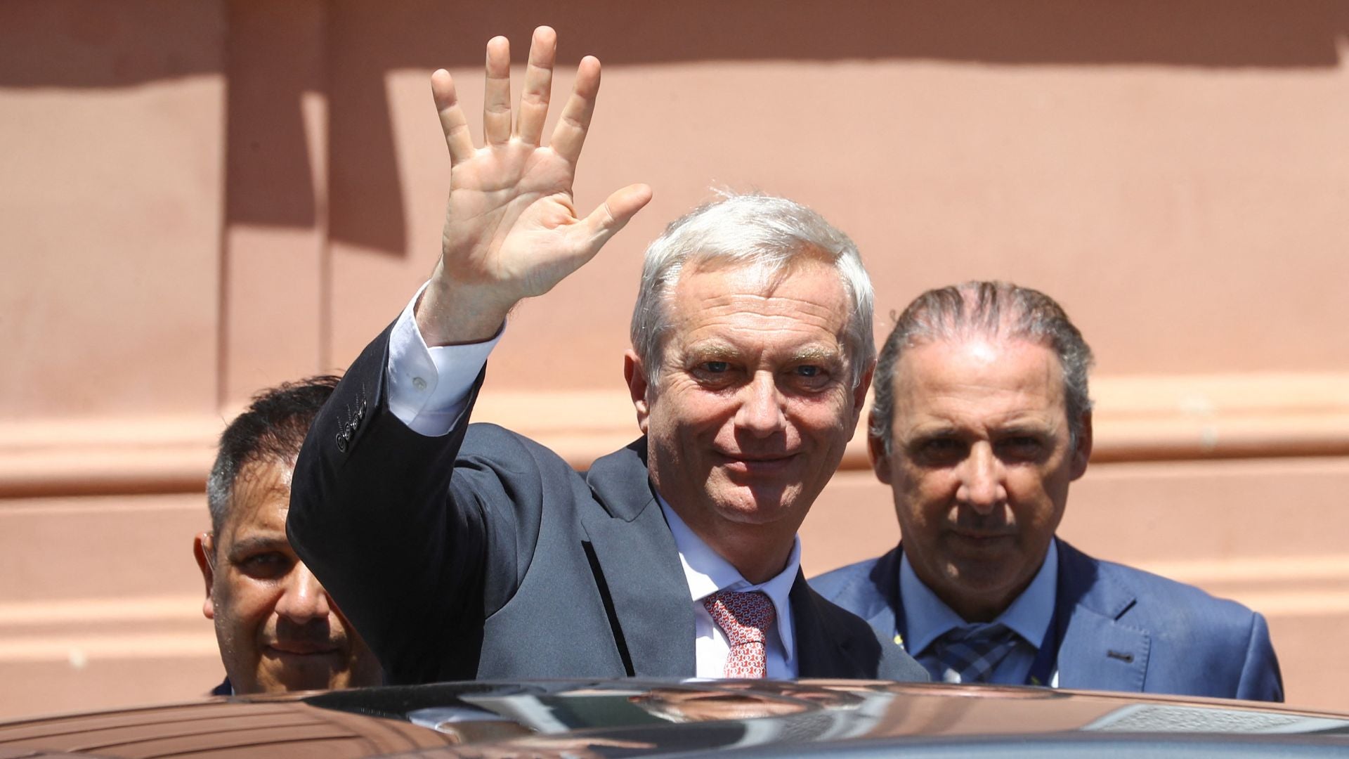 José Antonio Kast a las afueras de la Casa Rosada en su visita a Argentina - Foto: AFP