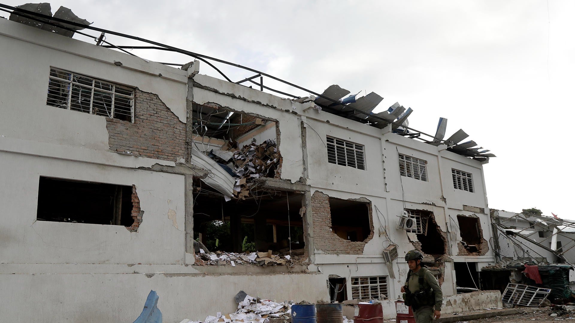Ataque terrorista en el municipio colombiano de Buenos Aires - Foto: EFE