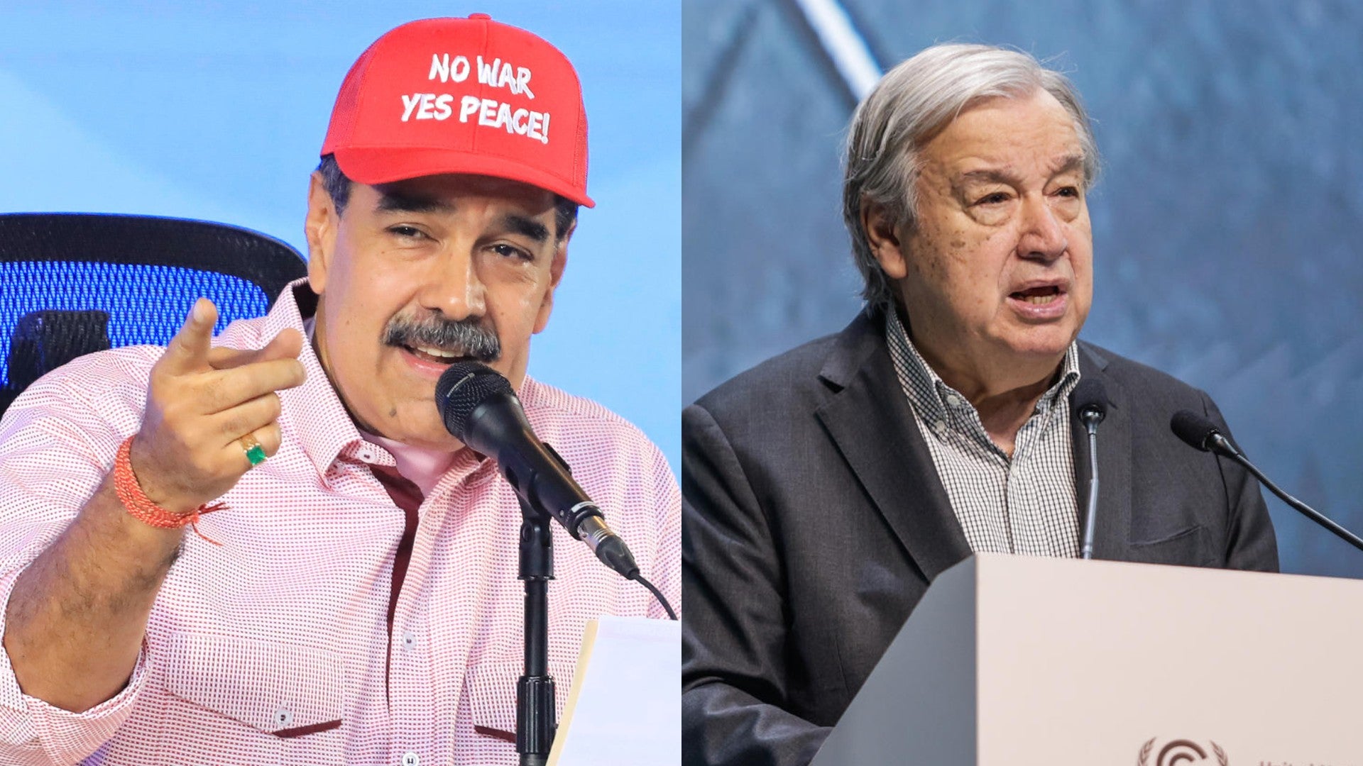 Nicolás Maduro y Antonio Guterrez / FOTO: EFE