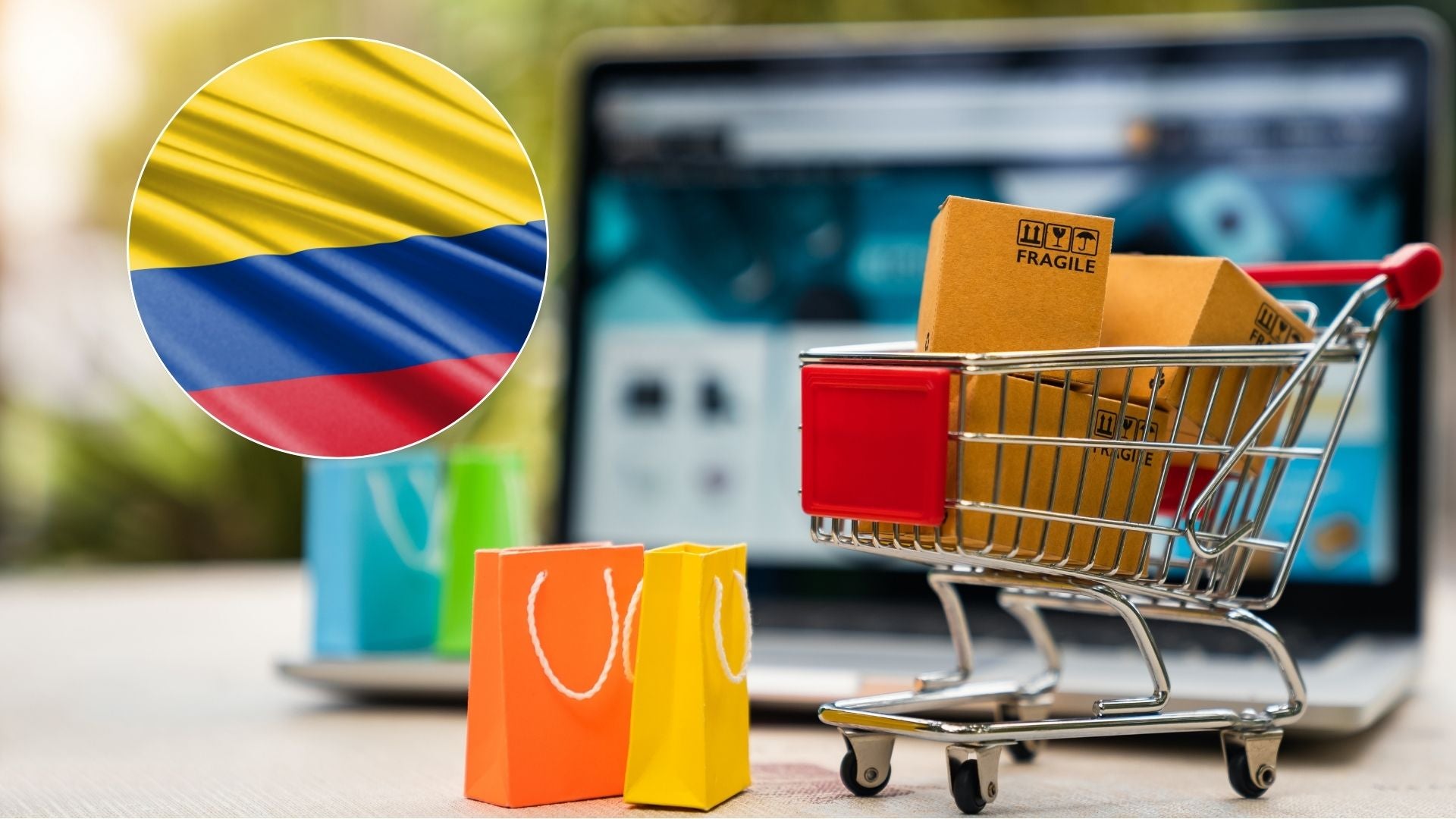 Compras/ Bandera de Colombia - Fotos Canva de referencia