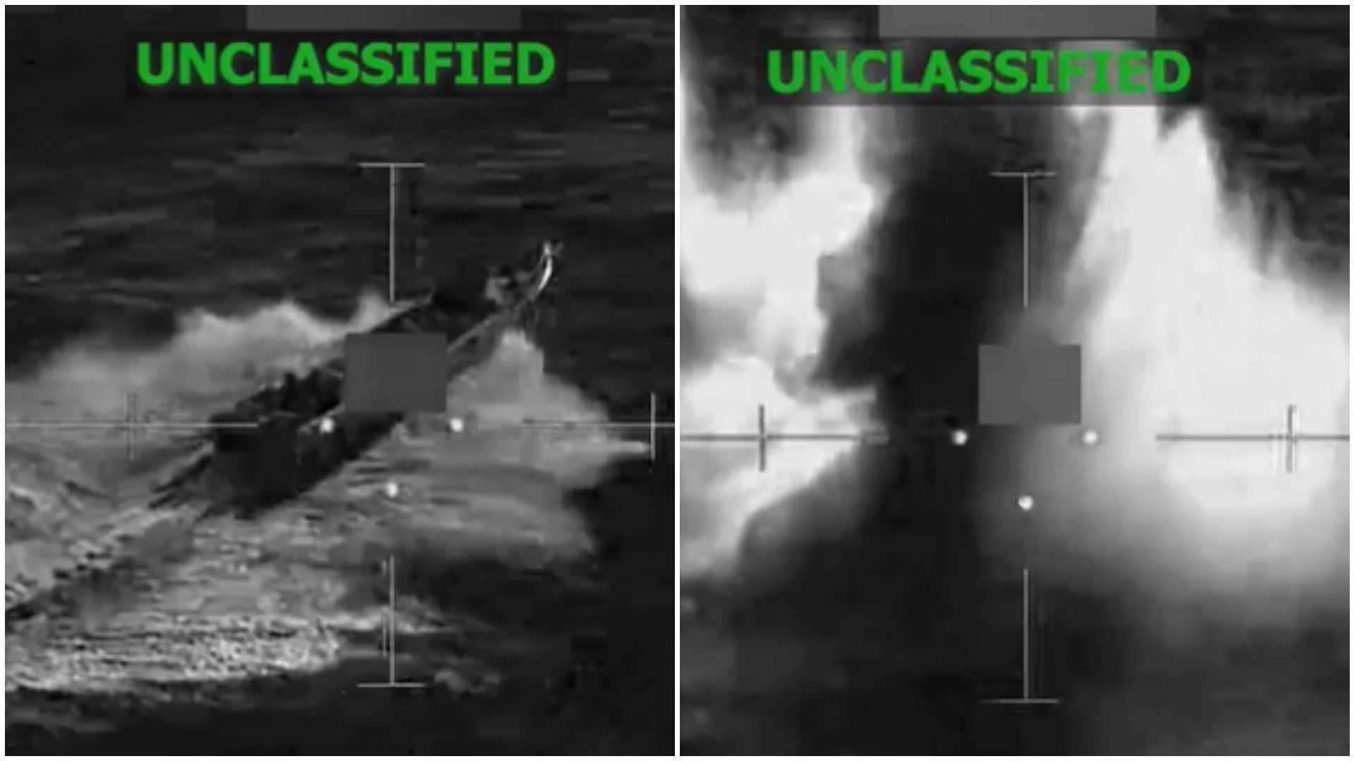 Embarcación destruida en el Pacífico Oriental - Foto: X