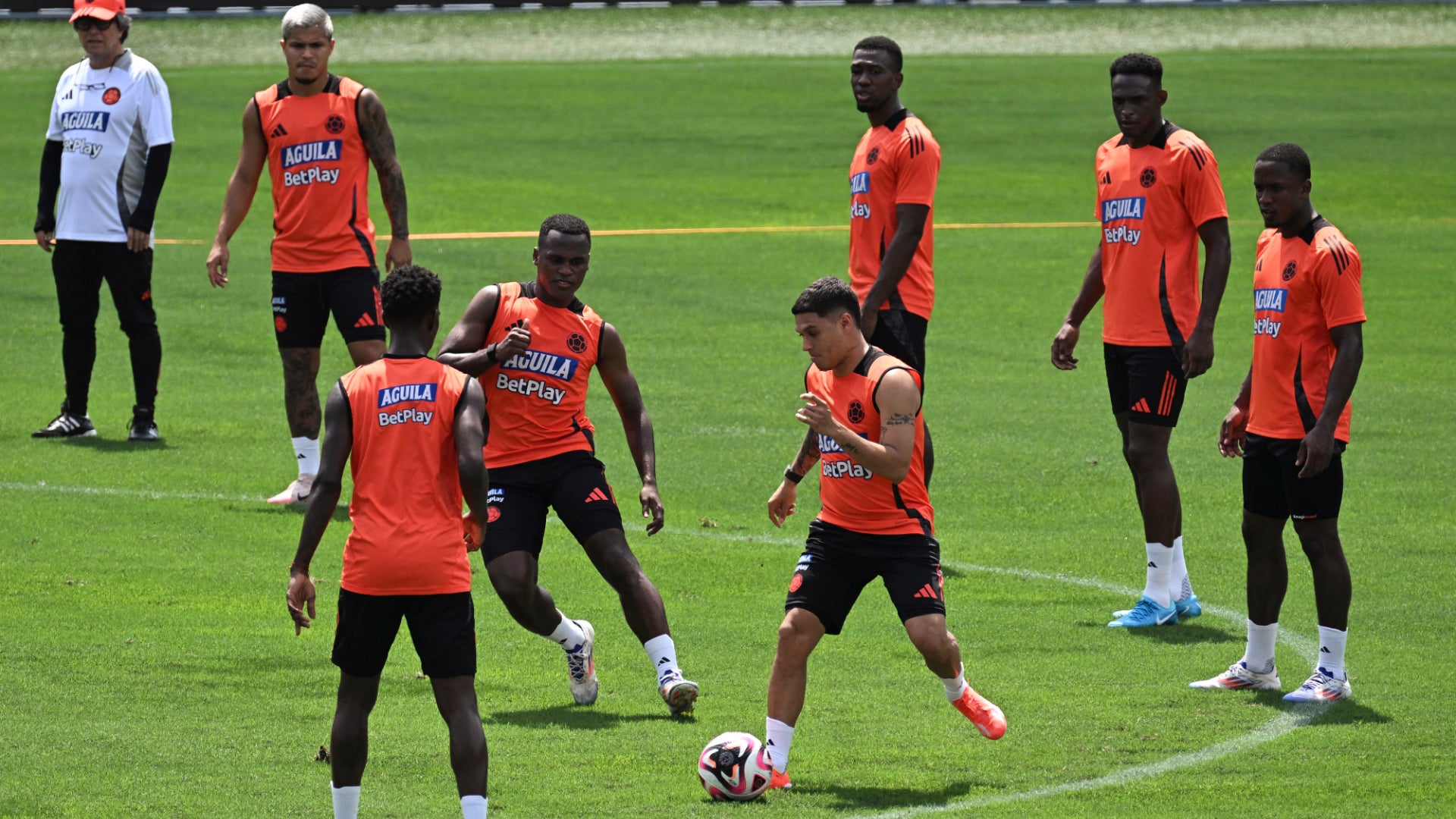 Jugadores de la selección Colombia | Foto: AFP
