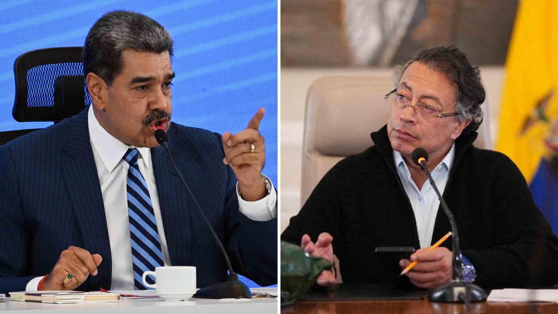 Nicolás Maduro y Gustavo Petro - AFP