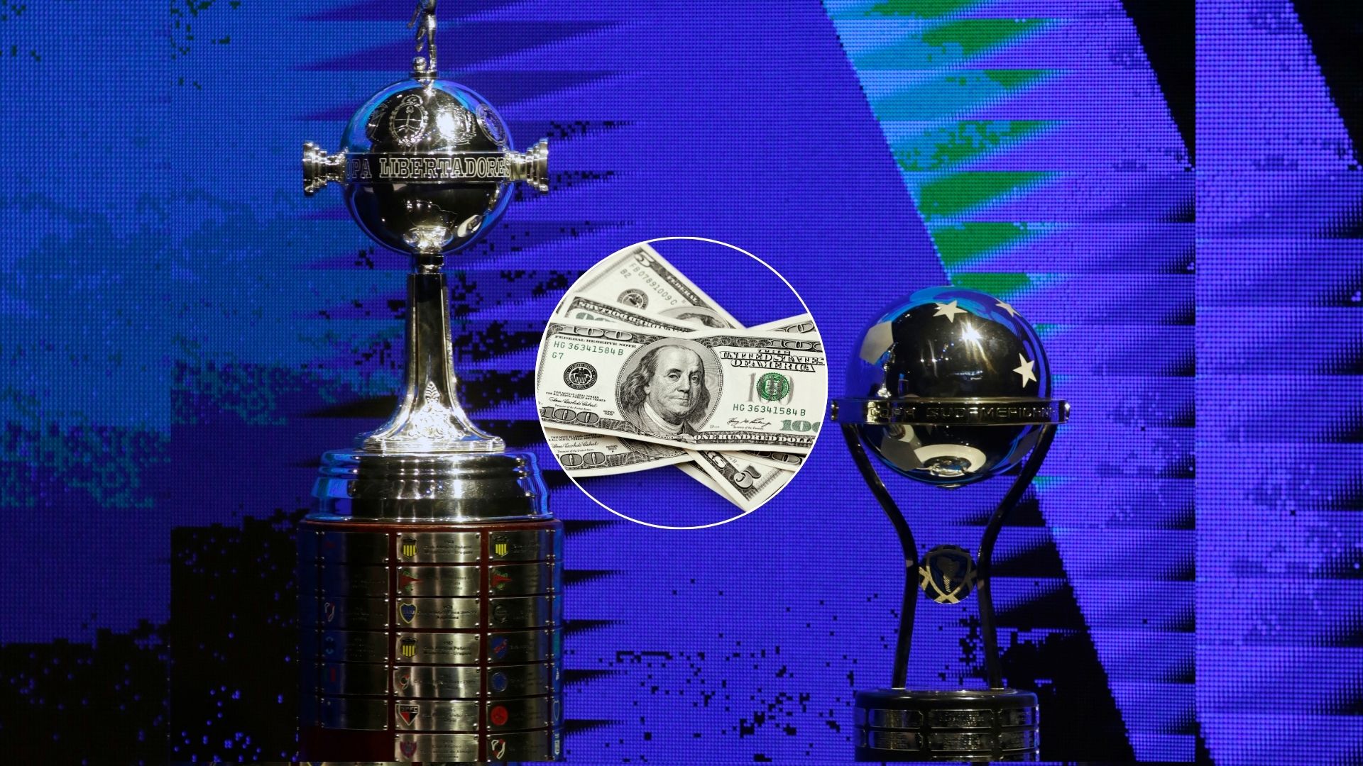 Trofeos de la Copa Libertadores y Sudamericana - Foto: AFP