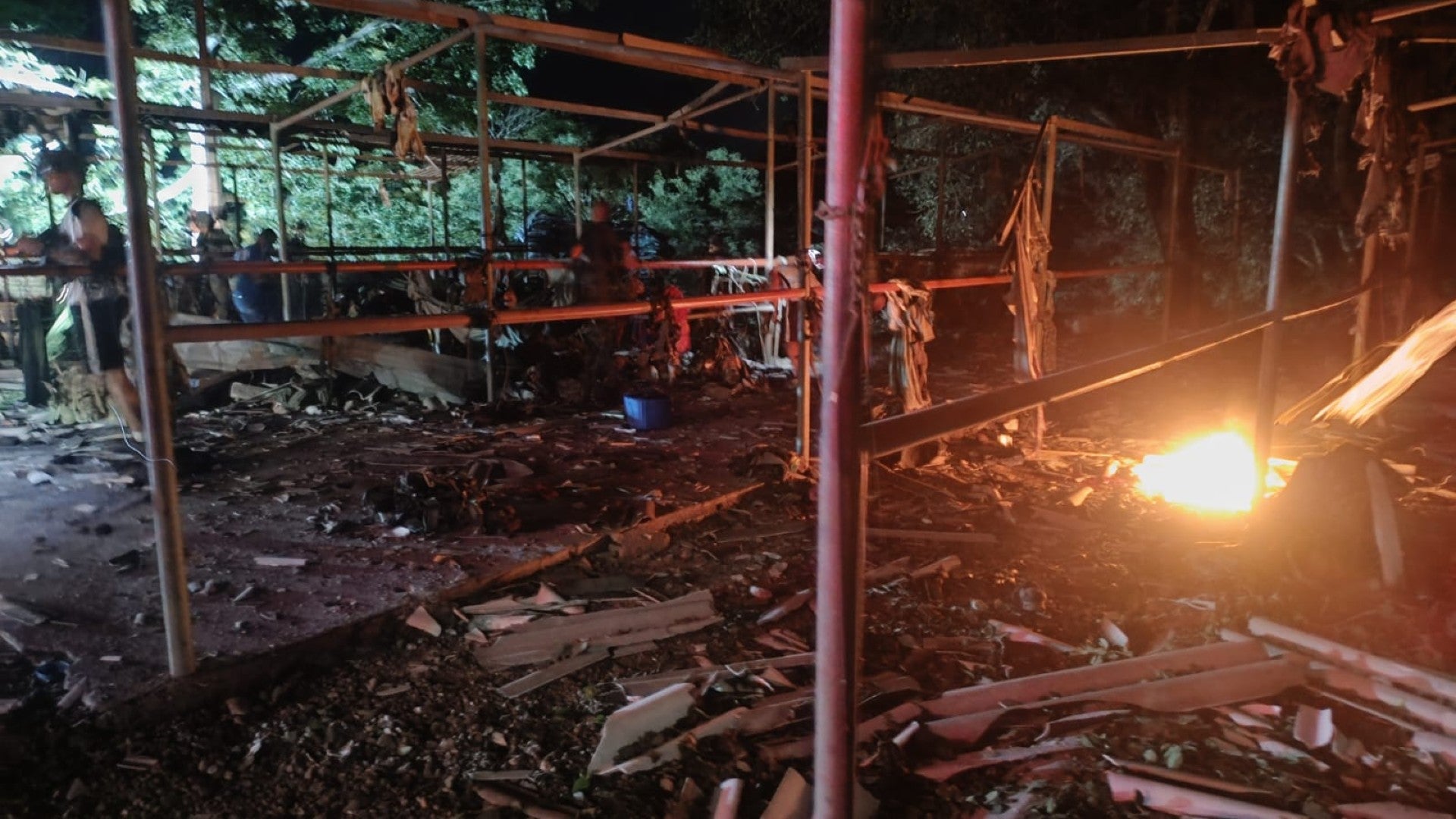 Ataque a base militar en Colombia / FOTO: cortesía