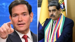 Marco Rubio y Nicolás Maduro - AFP