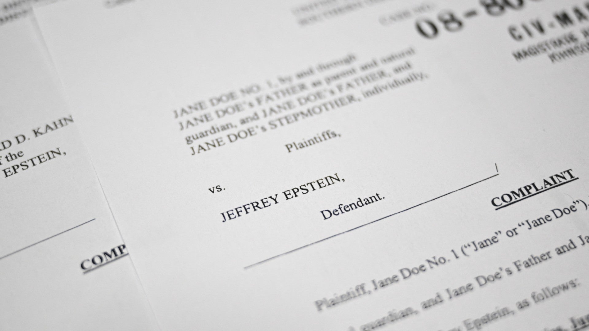 Archivos desclasificados del caso de Jeffrey Epstein - Foto: AFP