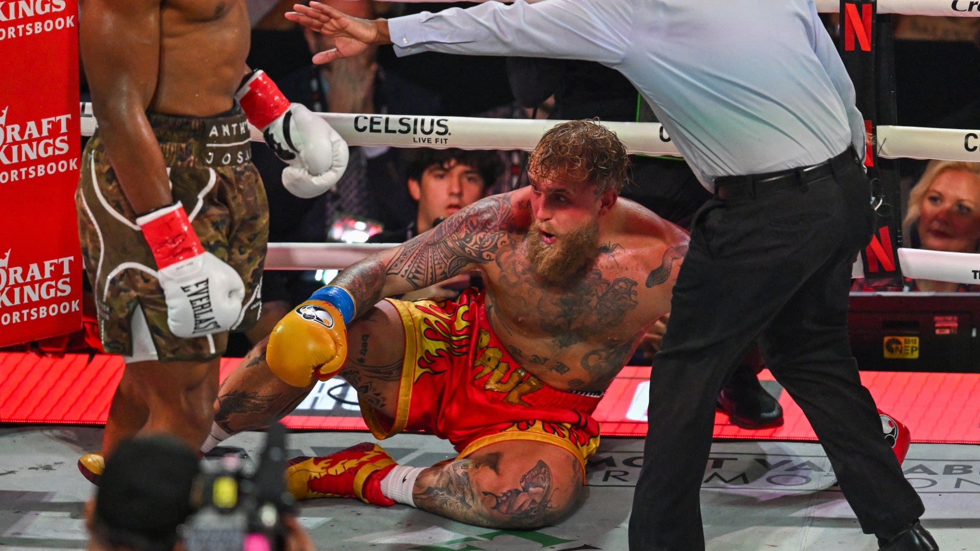 Pelea de boxeo entre Jake Paul y Anthony Joshua - Foto: AFP