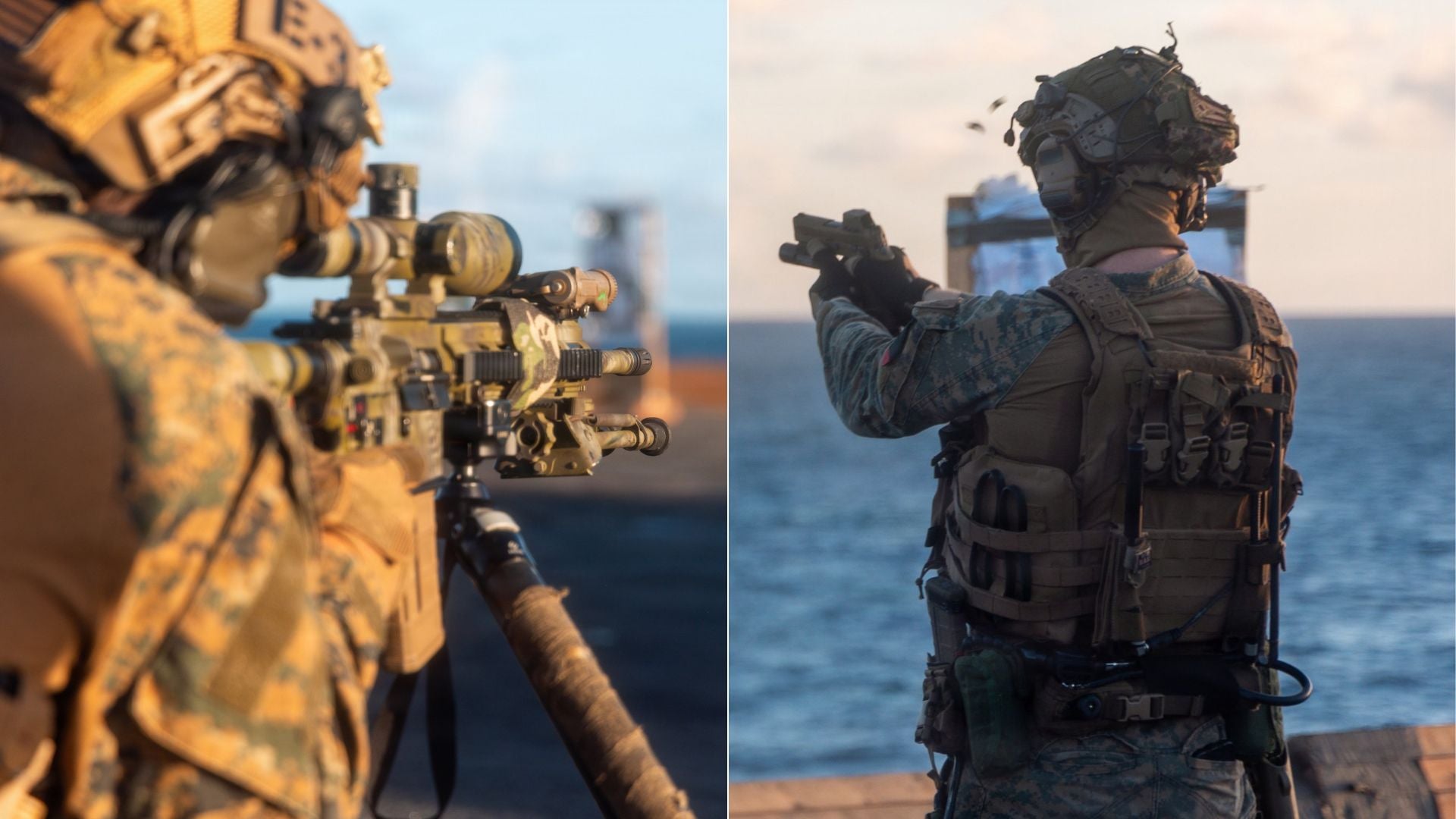 Marines de EE. UU. en el Caribe - Foto X @USMC