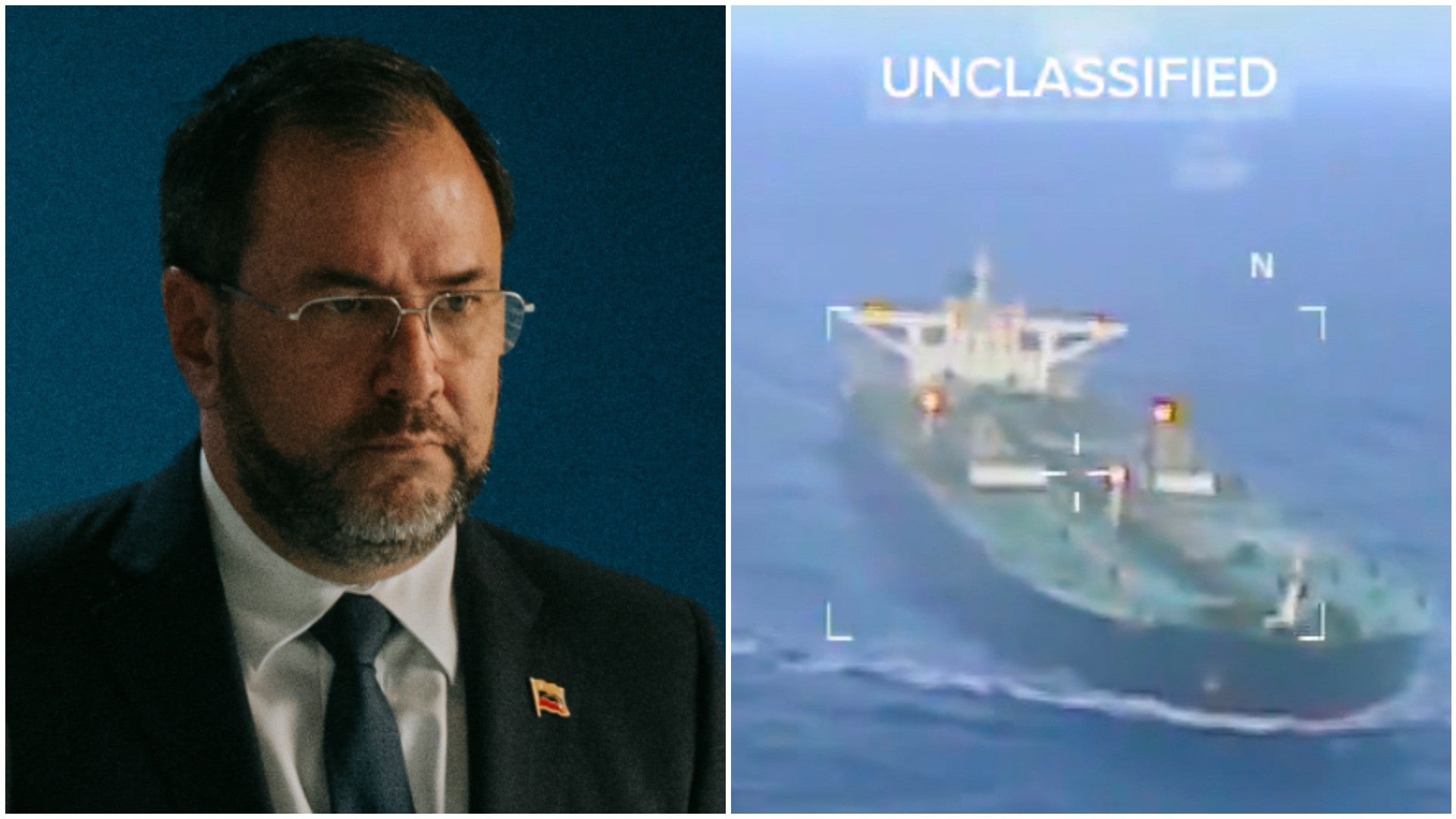 Yván Gil, canciller de la dictadura venezolana - Fotos: EFE / AFP