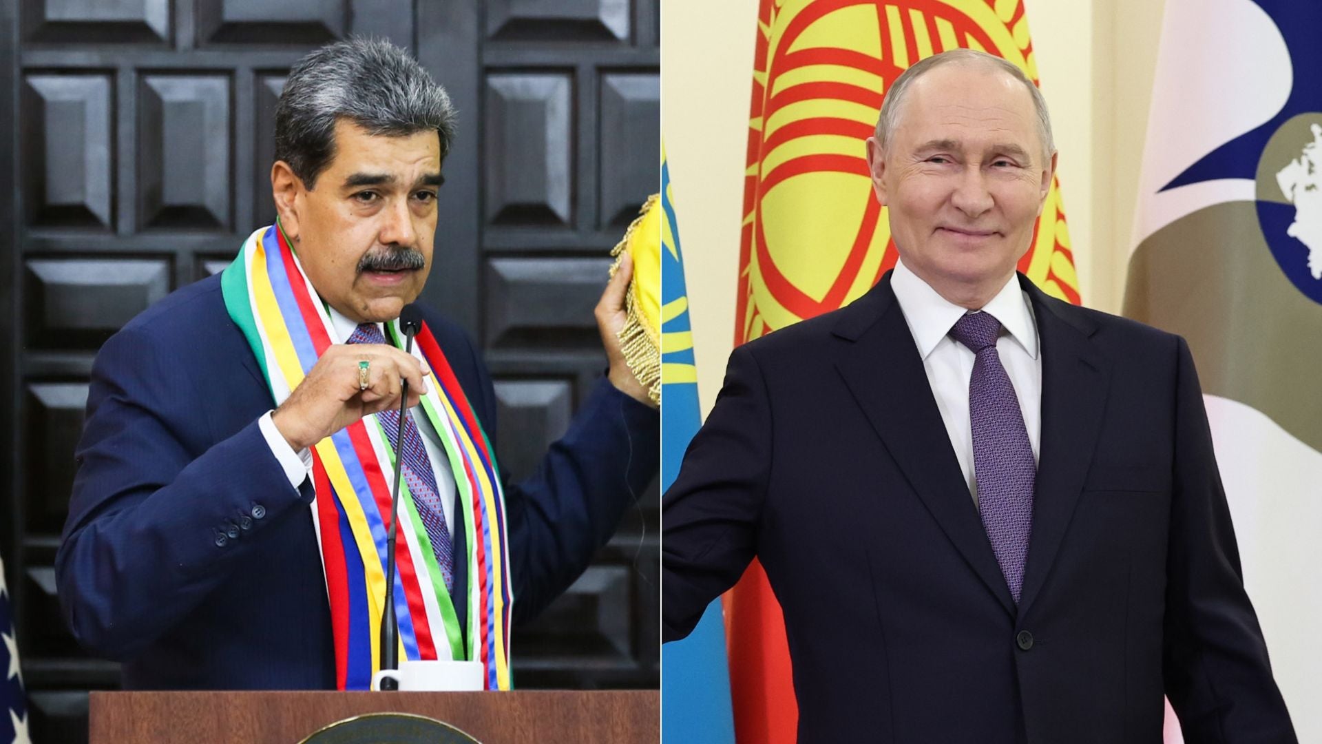 Nicolás Maduro/ Vladímir Putin - Fotos EFE