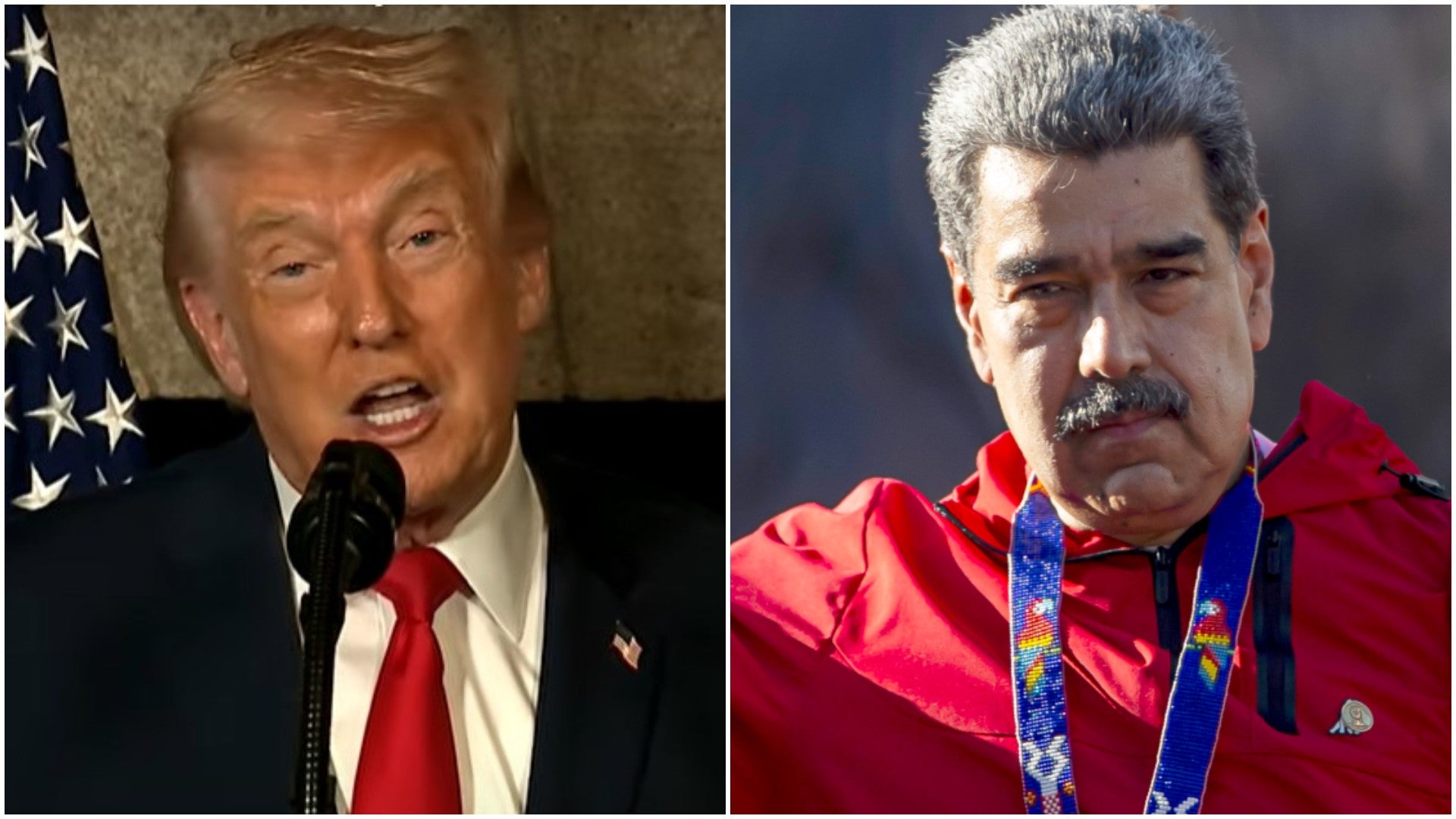 Donald Trump, presidente de Estados Unidos / Nicolás Maduro, jefe del régimen venezolano - Fotos: EFE